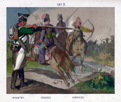 1813年19世纪的俄国士兵 作者 不明