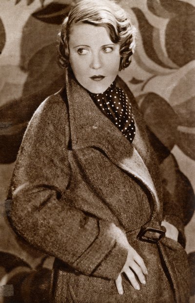 露丝·查特顿（Ruth Chatterton），美国女演员，1933年 作者 不明