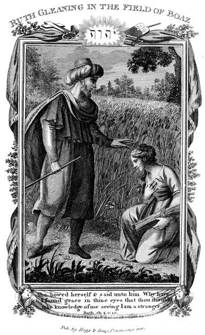 露阿斯（Both）的露丝·吉林（Ruth Gleaning），c1804 作者 不明