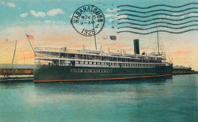 SS Cuba，佛罗里达基韦斯特，c1925 作者 不明