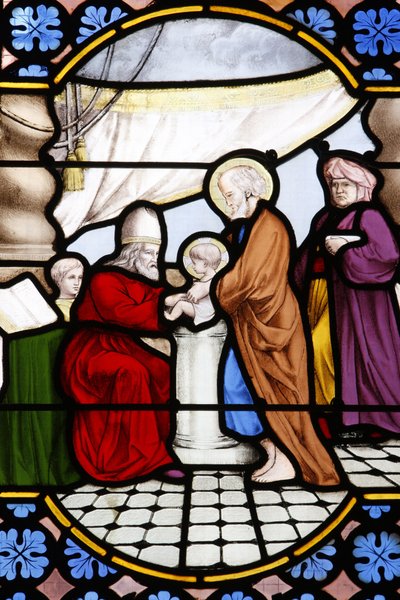 Saint-Corentin (Saint Corentin) cathedral, Quimper Stained glass : Jesus