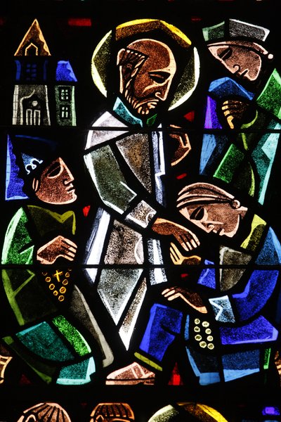 Saint-Corentin (Saint Corentin) cathedral, Quimper Stained glass : Saint Paul, Quimper, France 作者 不明