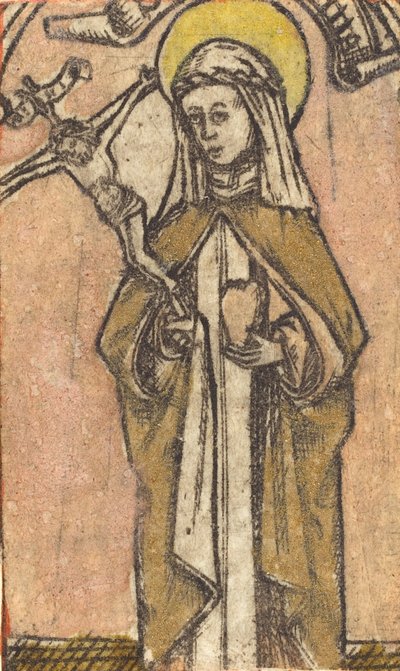 圣布里吉塔，约1461-470。 作者 不明