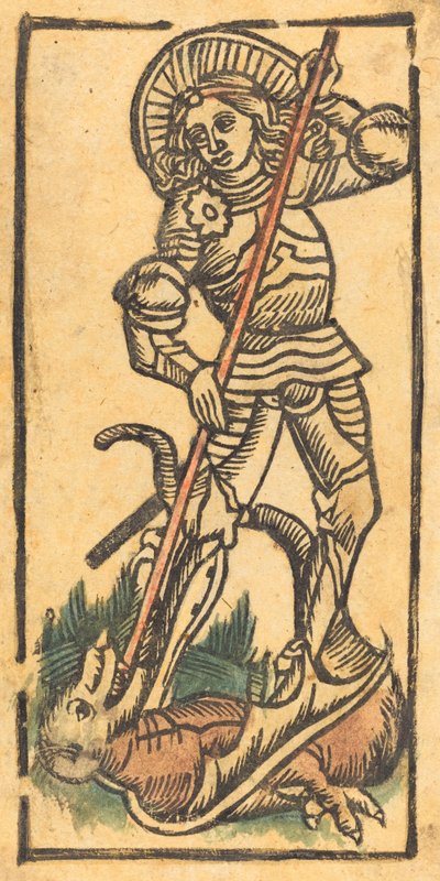 圣乔治，约1500年。 作者 不明