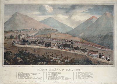 圣海伦娜（Saint Helena），1821年5月9日，1839年 作者 不明