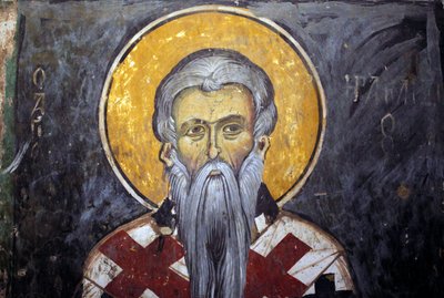 圣伊拉克利翁（伊拉克利翁）拜占庭壁画从Agios Ioannis Lampadistis修道院，圣约翰Lampadistis 11世纪塞浦路斯彩绘教堂联合国教科文组织网站特罗多斯，塞浦路斯 作者 不明