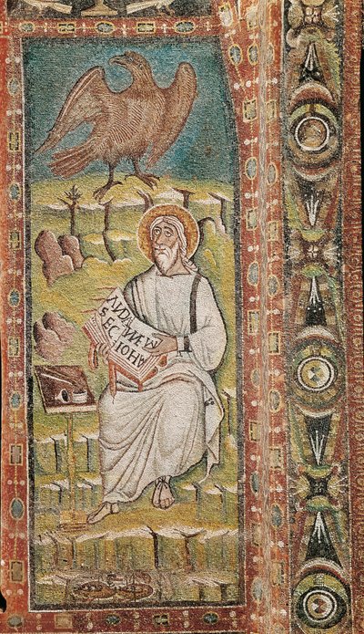 Saint John the Evangelist. Byzantine mosaic. 6th century 作者 不明