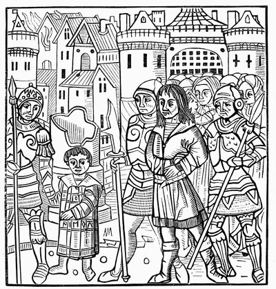 圣路易和他的兄弟在第12十字军东征期间被俘虏，1250年1522年 作者 不明