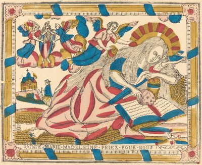 圣玛丽-抹大拉为我们祈祷，约1820年。 作者 不明