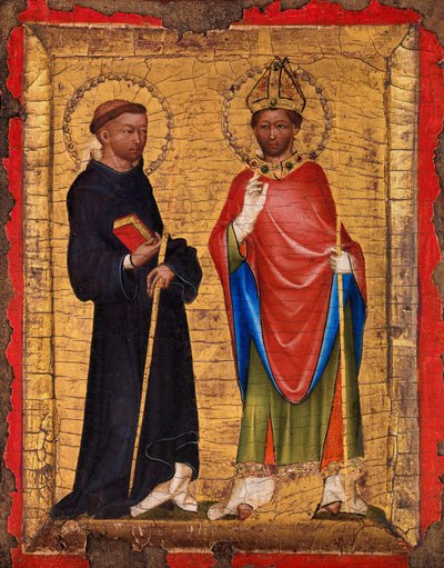 圣徒Procopius和Adalbert，ca。 1340-50。 作者 不明