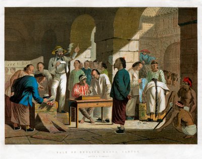 出售英语商品，广州，1858年 作者 不明