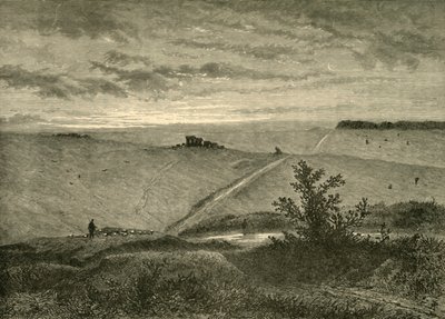 索尔兹伯里平原，来自埃姆斯伯里附近，1898年。 作者 不明