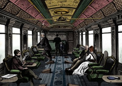 东方快车上的四门轿车，c1895 作者 不明
