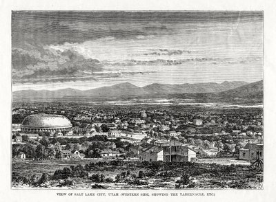 1877年，美国犹他州盐湖城 作者 不明