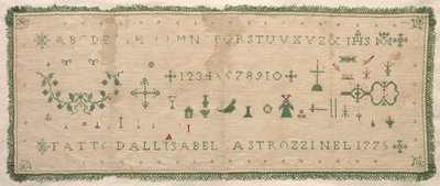 采样器，1775年。 作者 不明
