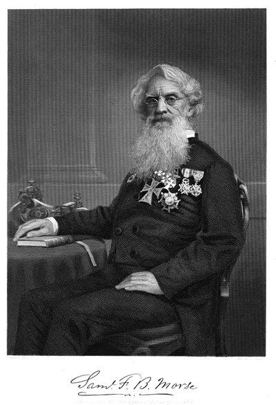 塞缪尔·芬利·布雷斯·莫尔斯（Samuel Finley Breese Morse），美国艺术家和发明家，1872年 作者 不明