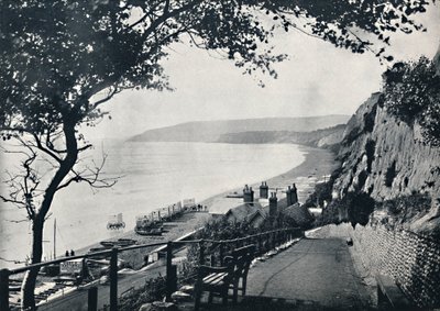 桑当-泳滩，1895年 作者 不明