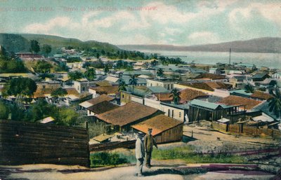 圣地亚哥·德·古巴。 -Los Gailegos街区。 -部分视图，c1910 作者 不明