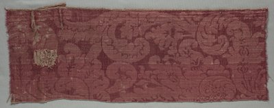 缎纺织，1600年代后期。 作者 不明