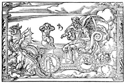 土星，罗马时间的神，1569年 作者 不明