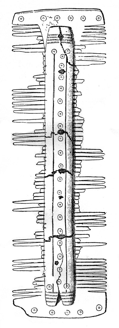 撒克逊梳子，1910年 作者 不明