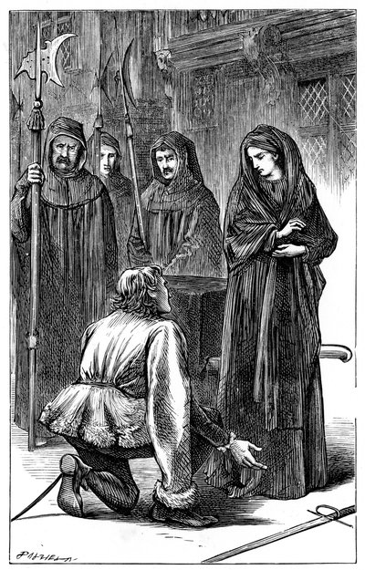 莎士比亚·理查三世（Shakespeares Richard III）的场景，1591年c1870年 作者 不明
