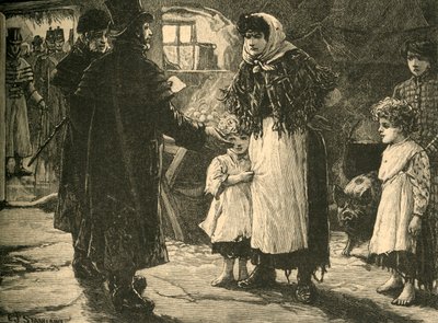 爱尔兰的场景：十分之一的监制参观者，大约在1830年代c1890。 作者 不明