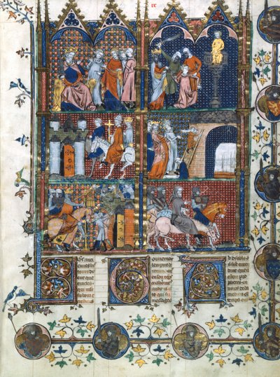 第一次十字军东征的场景，1096-1099年 14世纪 作者 不明