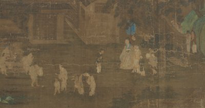 名人生活场景第一部分，明朝，16-17世纪。 作者 不明