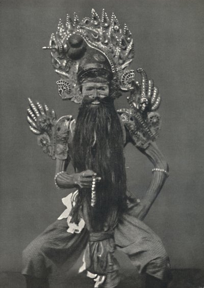 演员，最高精神导师古鲁斯敏，1926年 作者 不明