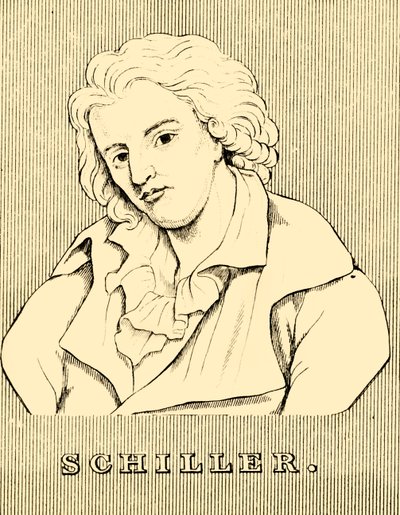 席勒（Schiller），1759-1805年，1830年。 作者 不明