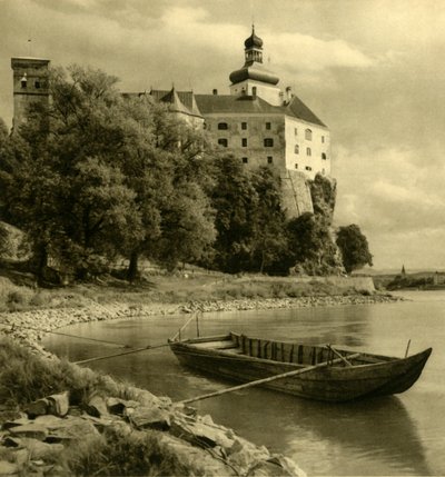 Schloss Persenbeug，下奥地利瓦豪，摄于1935年。 作者 不明