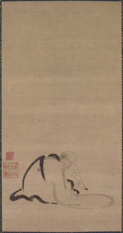 坐着的牧师，17世纪下半叶。 作者 不明