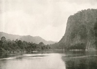 1900年，巴莫附近的伊洛瓦底江第二次De污。 作者 不明