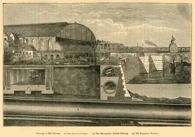 泰晤士河登船区，1867年，c1876年。 作者 不明