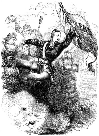 贾斯珀中士恢复国旗，1776年c1880 作者 不明