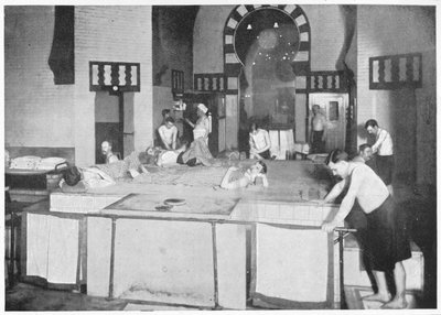土耳其皮卡迪利Jermyn Street 76号的土耳其浴室洗发室，1903年，1903年 作者 不明