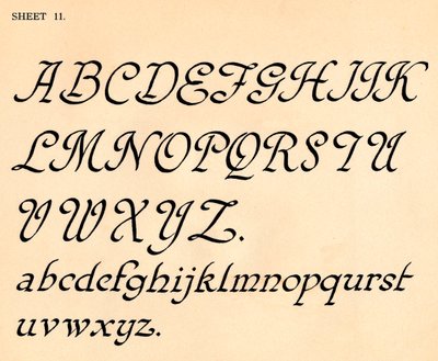 第11页，来自字母表组合，1929年 作者 不明