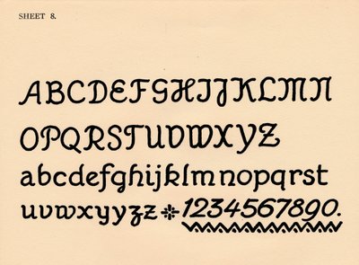 第8页，来自字母表组合，1929年 作者 不明