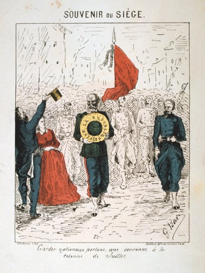 巴黎围困，1870-1871年。 作者 不明