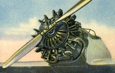 1932年，西门子Sh 20 60马力飞机发动机。 作者 不明