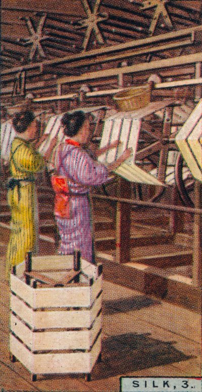 Silk，3岁。-Reeling Silk，日本，1928年 作者 不明
