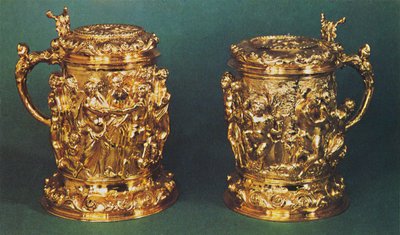 银镀金大酒杯，约1661年，1953年 作者 不明
