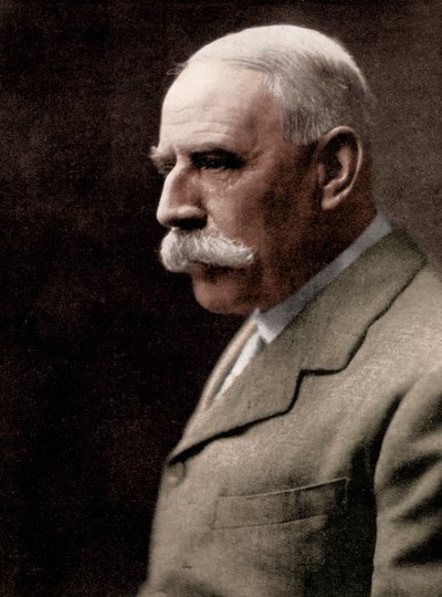 爱德华·艾尔加爵士（Edward Elgar），1857-1934年，英国作曲家，二十世纪初。 作者 不明