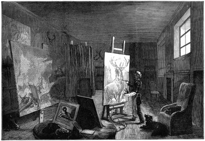 Edwin Landseers爵士1802-1973年工作室，东萨塞克斯郡布莱顿，1874年 作者 不明