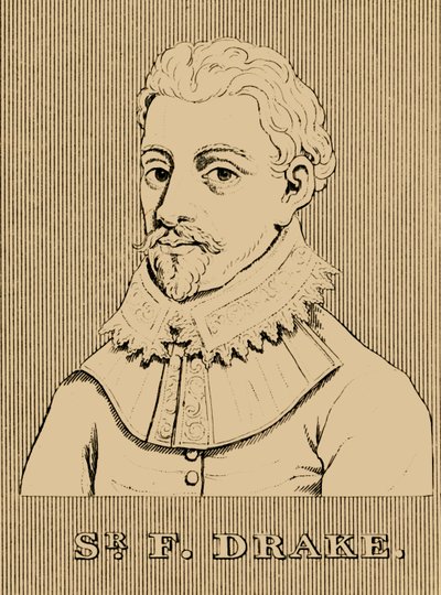 弗朗西斯·德雷克爵士（Francis Drake），c1540-1596，1830年。 作者 不明