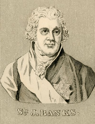 J·班克斯爵士（Sir J.Banks），1743-1820年，1830年。 作者 不明