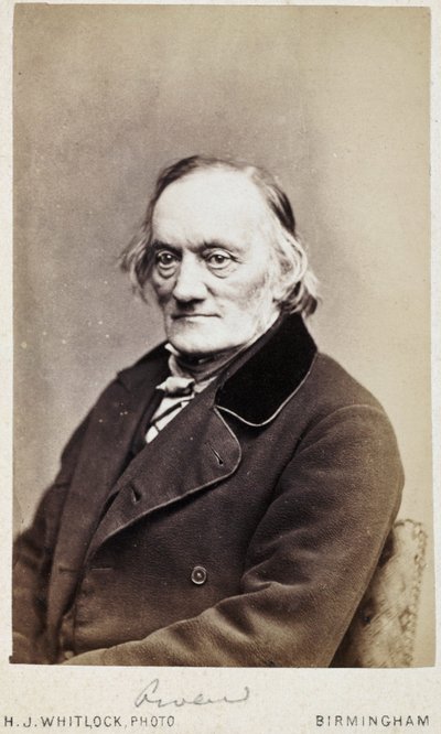 理查德-欧文爵士，英国自然学家和古生物学家，约1880年 作者 Unbekannt