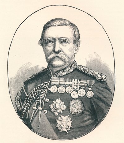 罗伯特·纳皮尔爵士（1791-1876），玛格达拉·纳皮尔勋爵，1896年 作者 不明