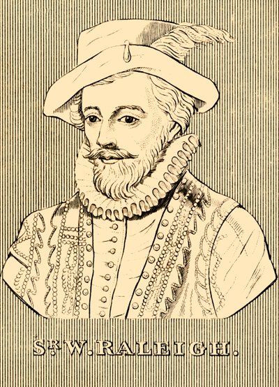 罗利爵士（Wir Raleigh），c1552-1618，1830年。 作者 不明